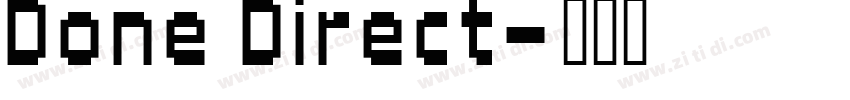 Done Direct字体转换